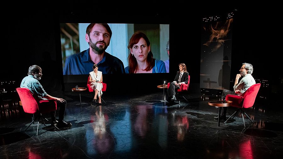 Un momento del coloquio de esta semana sobre el problema de la vivienda en el cine