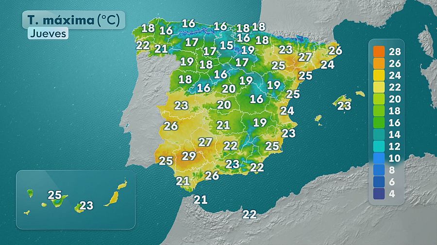 El tiempo de hoy 15 de mayo