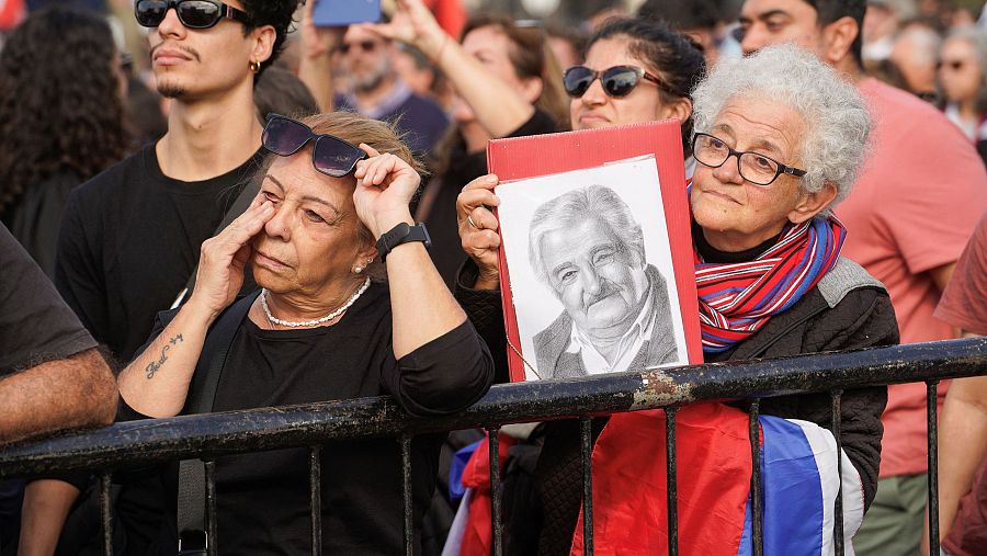 Cortejo fúnebre y velatorio de José Mujica