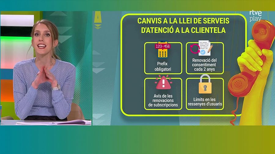 La Llei de Serveis d'Atenció a la Clientela contempla alguns canvis per erradicar les trucades comercials.