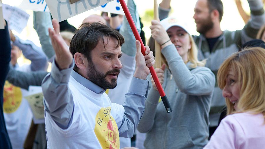 Imagen del actor Fernando Tejero en 'Cinco metros cuadrados'