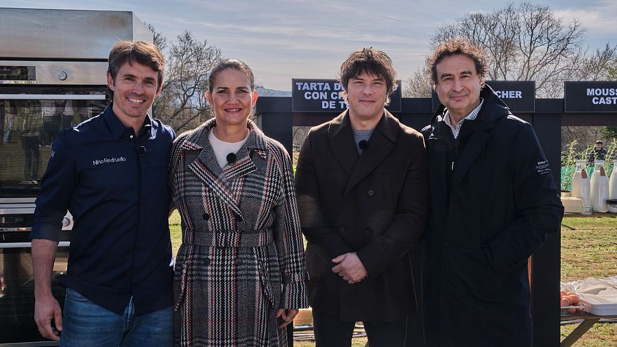 Los jueces, con Nino Pedruello en la prueba de exteriores