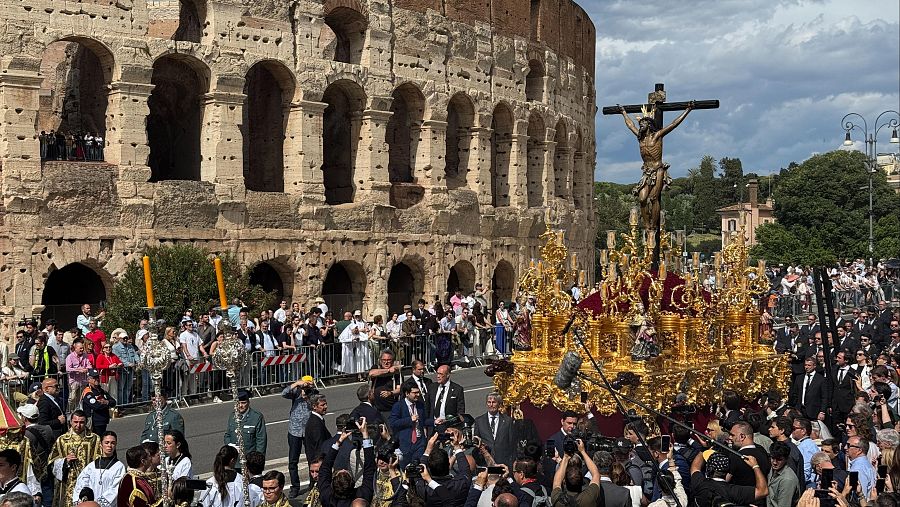 La religiosidad popular de Andalucía toma las calles de Roma