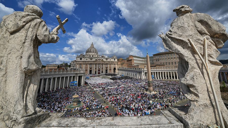 León XIV: fotogalería de la misa de inicio de papado