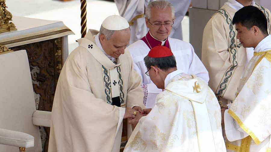 León XIV: fotogalería de la misa de inicio de papado