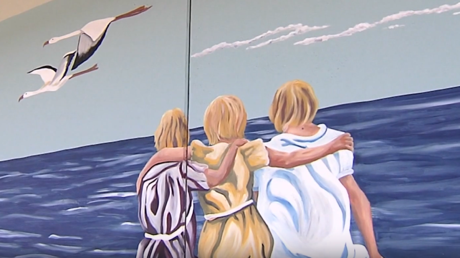 Las paredes del centro penitenciario