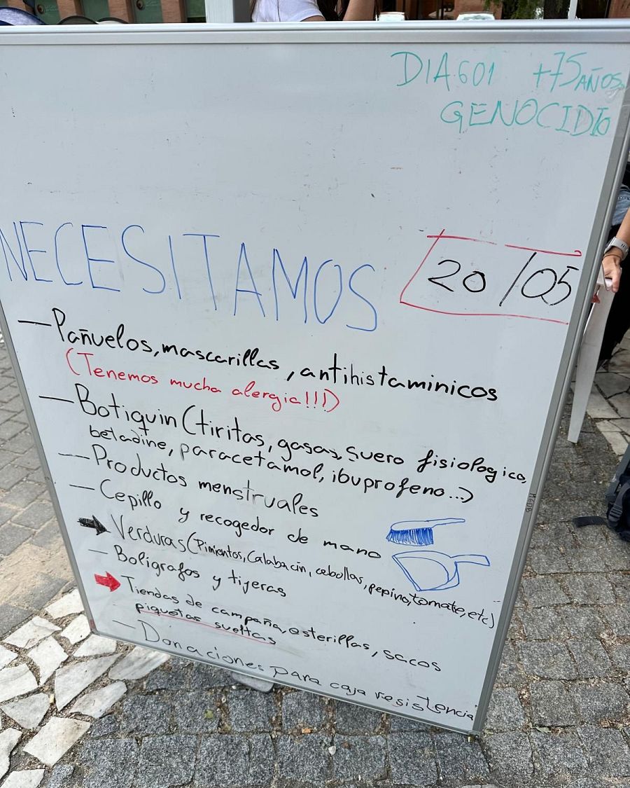 Acampada en la Complutense