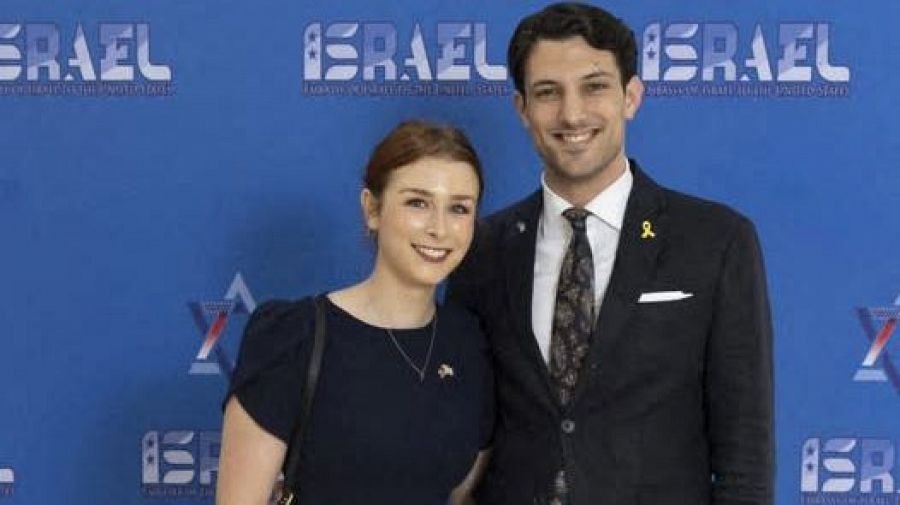 Yaron Lischinsky (derecha) y Sarah Lynn Milgrim, los empleados de la Embajada israelí asesinados en Washington