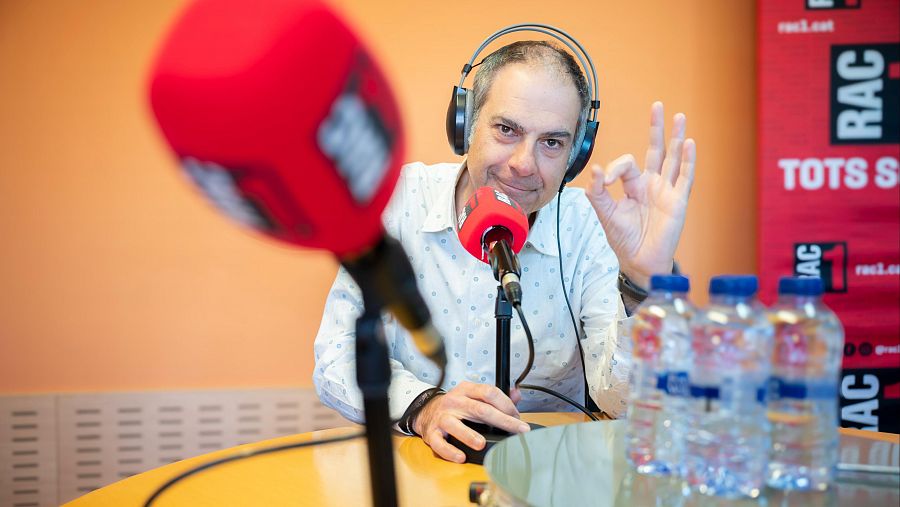 Toni Clapés a l'estudi de RAC1