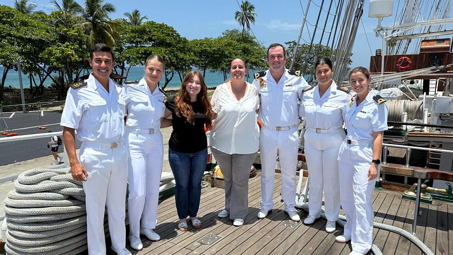 'Españoles en la mar' en el buque Juan Sebastián Elcano