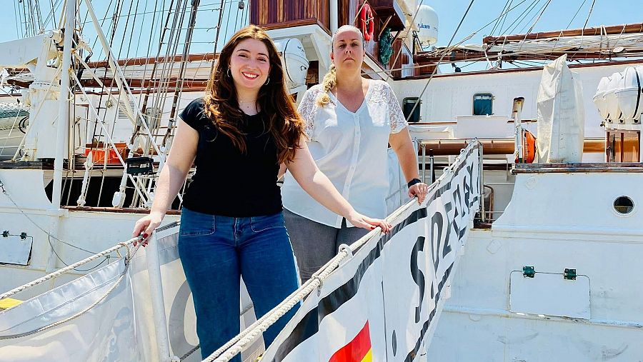 Marta Fernández y Ana Añó han presentado esta edición de 'Españoles en la mar'