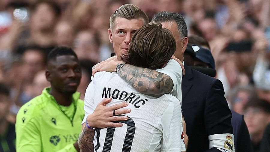 Toni Kross, el invitado más especial en la despedida de Luka  Modric del Bernabéu