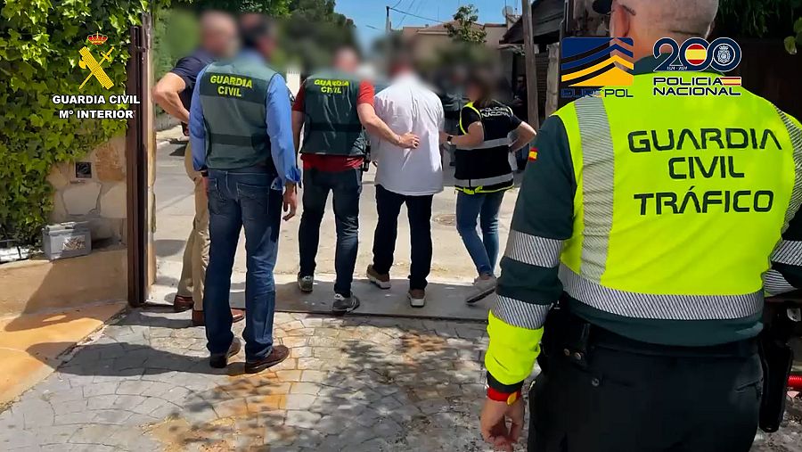 Hasta ahora hay 15 personas detenidas en Madrid, Andalucía y la Comunidad Valenciana