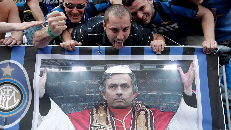 Imagen de archivo de la final de Champions 2010 en el Bernabéu.