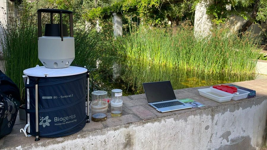 Aparell amb IA per captar mosquits, de l’Agència de Salut Pública de Barcelona