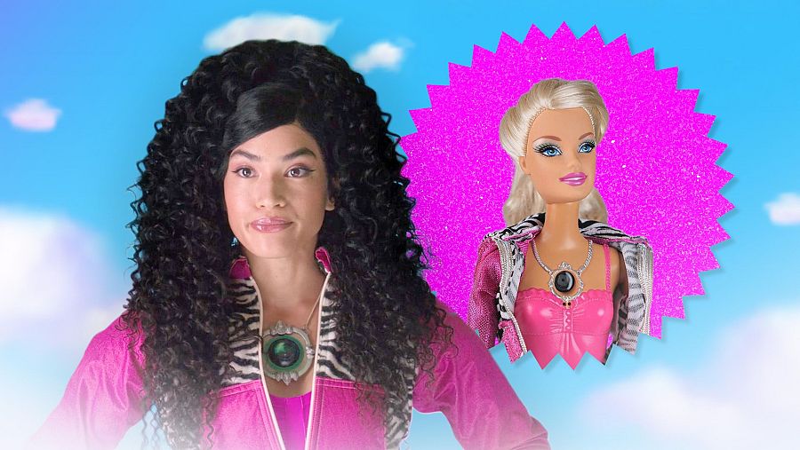 Video Girl Barbie, interpretada por Mette Towley en 'Barbie'