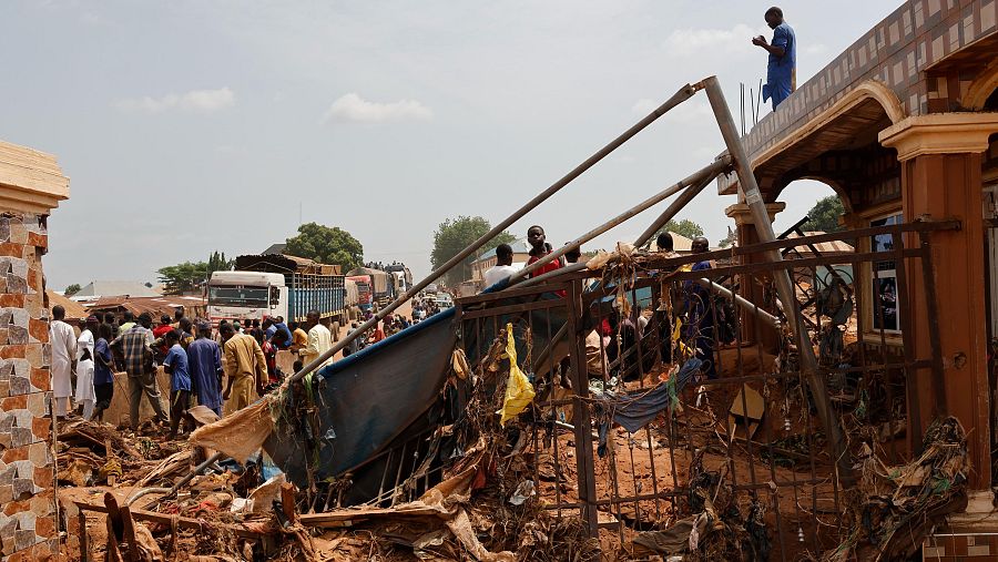 Más de 150 muertos por las inundaciones en el oeste de Nigeria
