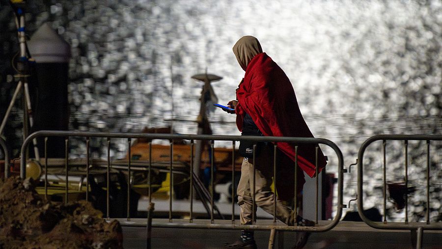 Migrante de origen subsahariano rescatado en Lanzarote