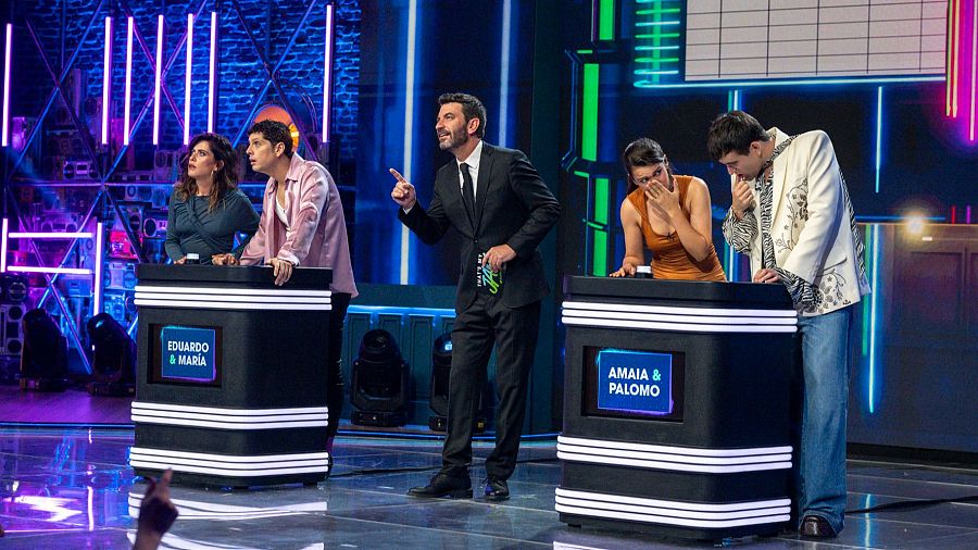 Los concursantes, durante una de las pruebas