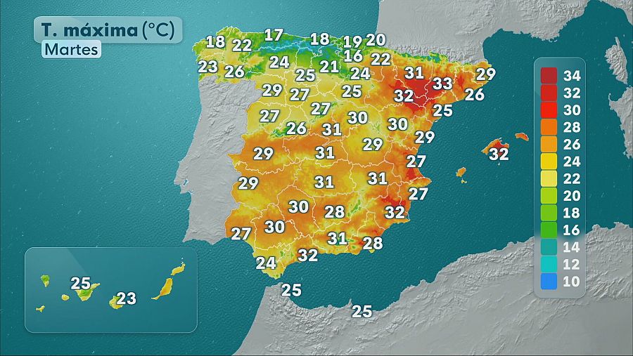 El tiempo hoy 3 de junio