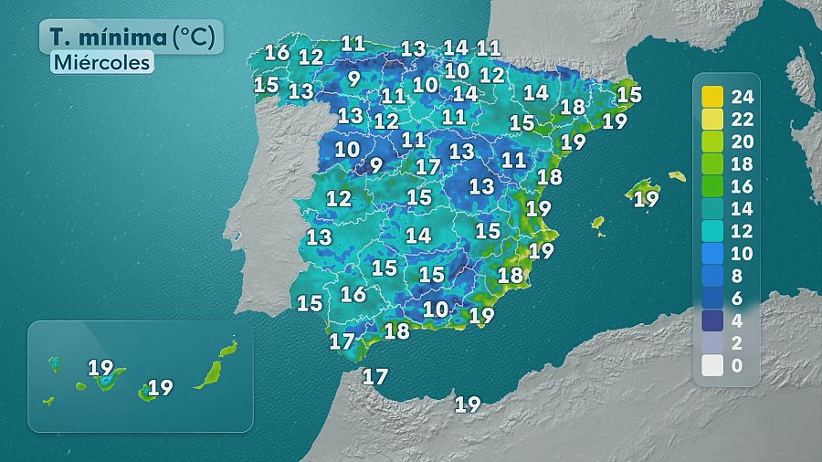 El tiempo hoy 4 de junio