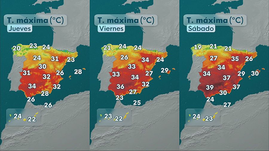 El tiempo hoy 4 de junio