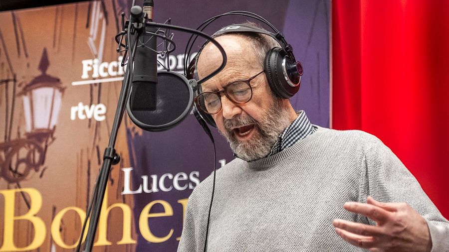 Miguel Rellán, como Latino de Hispalis, en 'Luces de Bohemia'.