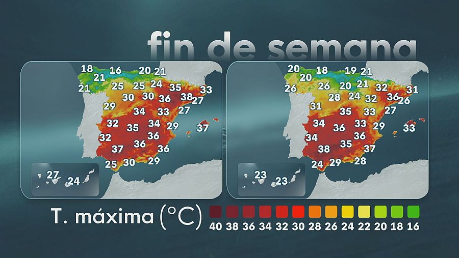 El tiempo del fin de semana