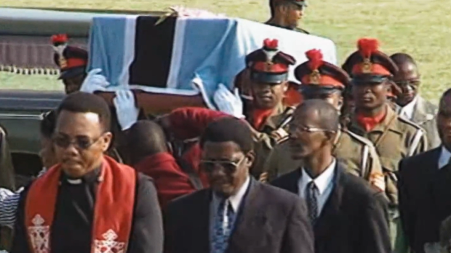 L'enterrament de Molawa a Botswana