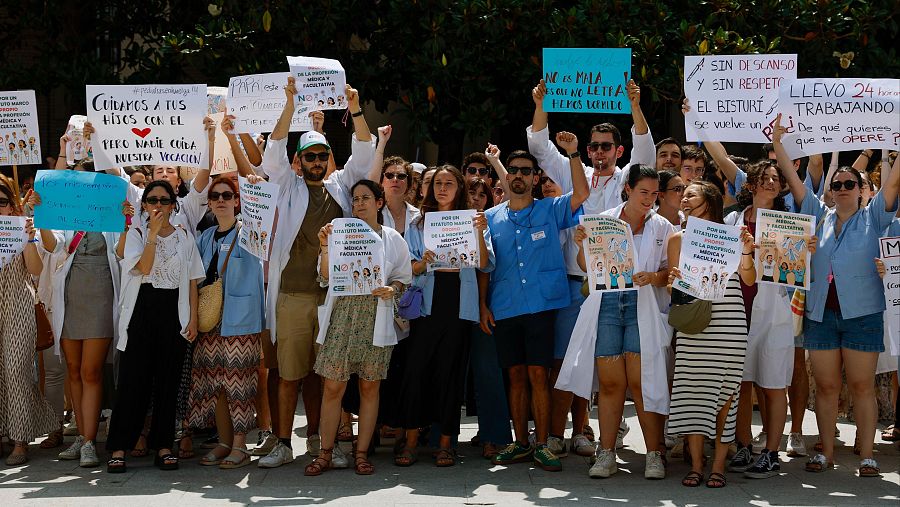 Los médicos aragoneses convocados a la huelga convocada por el sindicato médico CESM