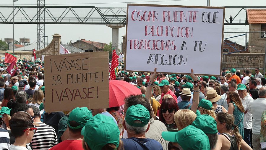 La Asociación de Usuarios AVE Zamora convoca una manifestación en la capital zamorana para protestar contra la supresión de tres paradas diarias del AVE en Otero de Sanabria (Zamora)