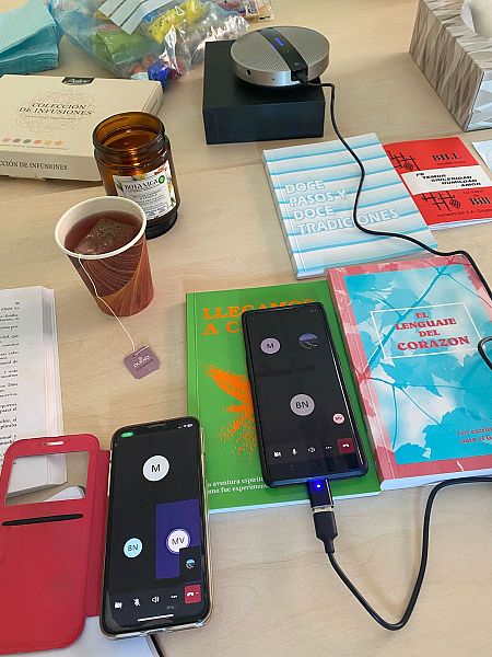 Sistema de conexión 'on line' del grupo de alcohólicas anónimas.