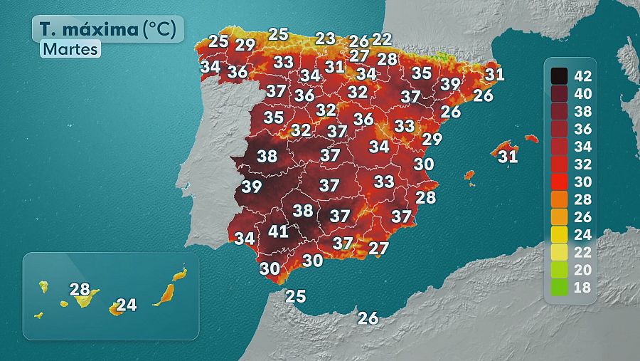 El tiempo hoy 17 de junio