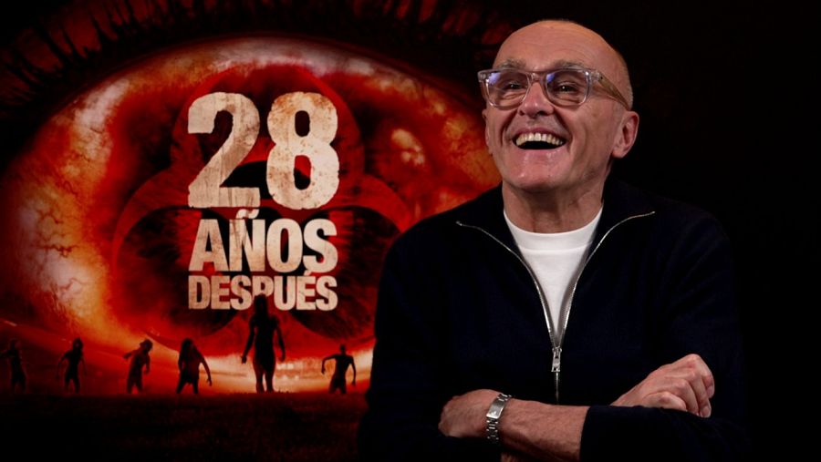 El director británico, Danny Boyle, durante la entrevista en Madrid.