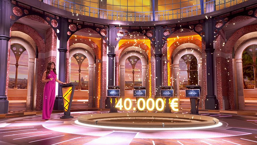 Imagen real y realidad aumentada en el plató de 'La conexión'