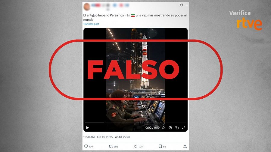 Mensajes que difunden una creación digital como si fuera un contenido real