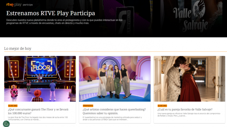 RTVE estrena RTVE Play Participa
