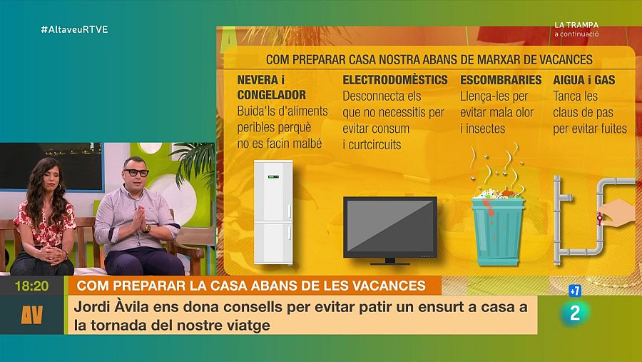 Abans de marxar de vacances, és important completar una sèrie de tasques per evitar ensurts.