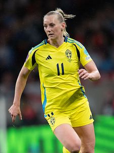 Stina Blackstenius, delantera de Suecia