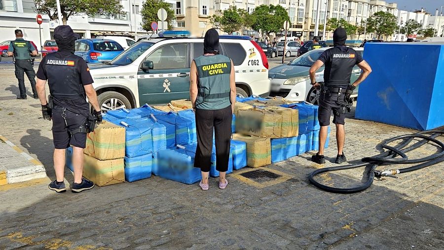 Incautados un total de 4.800 kilos de hachís