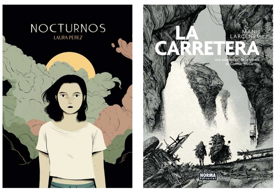 Portadas de libros premiados: ilustración de joven en 