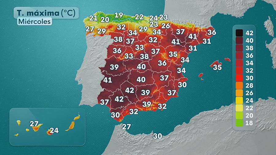 El tiempo hoy 2 de julio