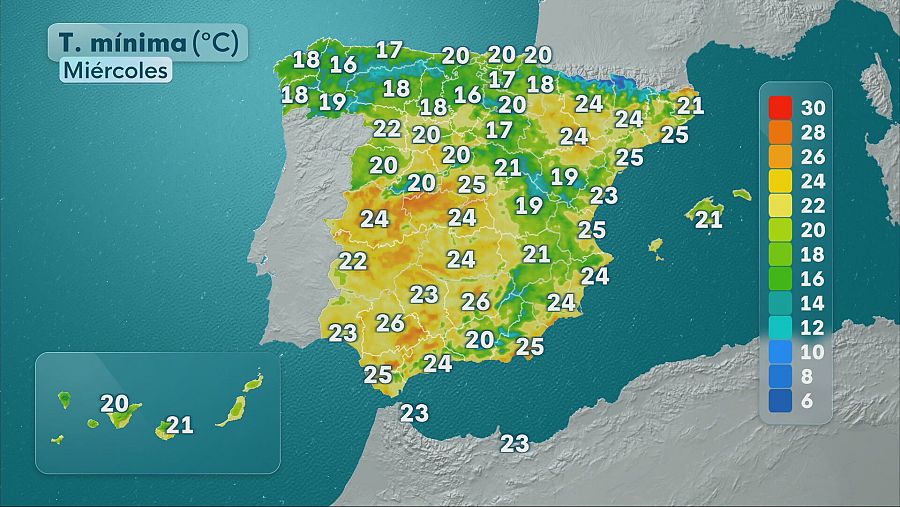 El tiempo hoy 2 de julio