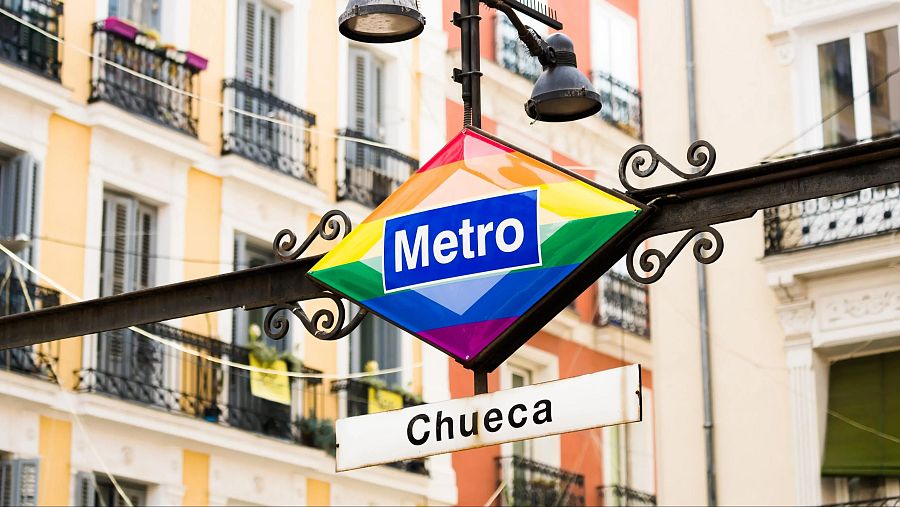 Metro de Chueca en Madrid