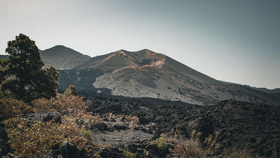 El volcán de Tajogaite