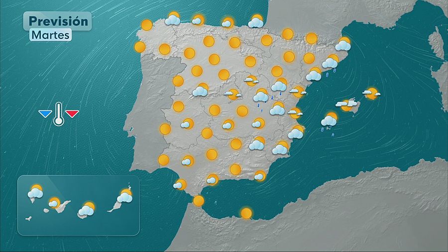 Pronóstico tiempo 8 de julio