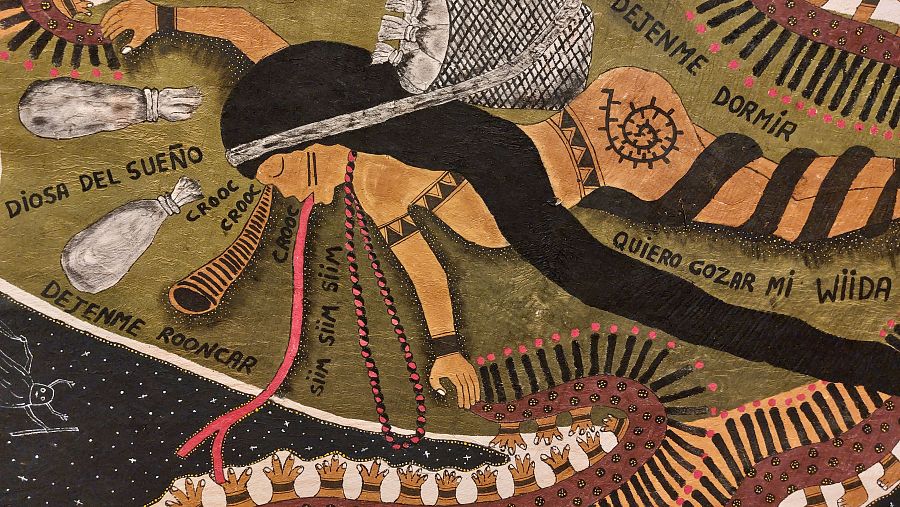 Diosa del sueño (Santiago Yahuarcani, 2024)