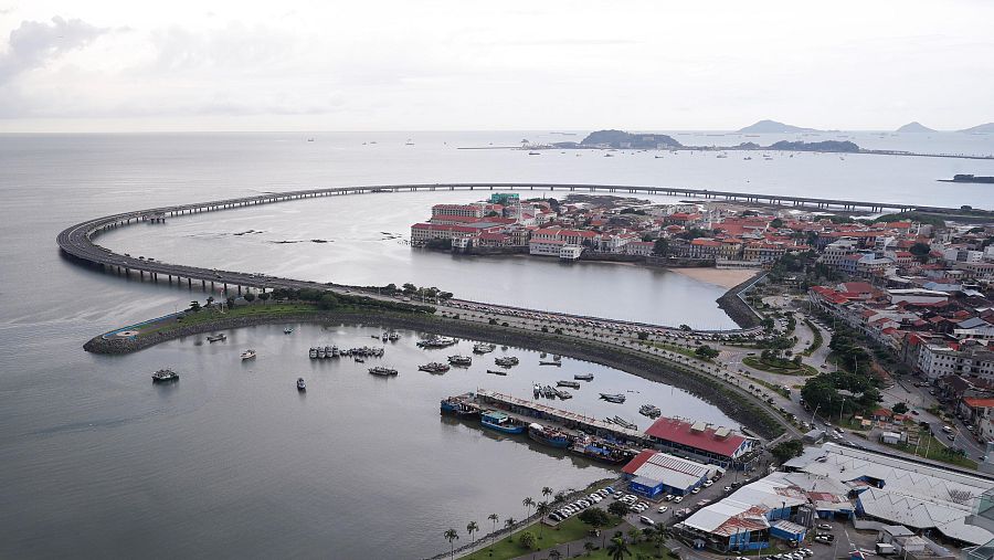 Uno de los sectores del casco antiguo en la Ciudad de Panamá