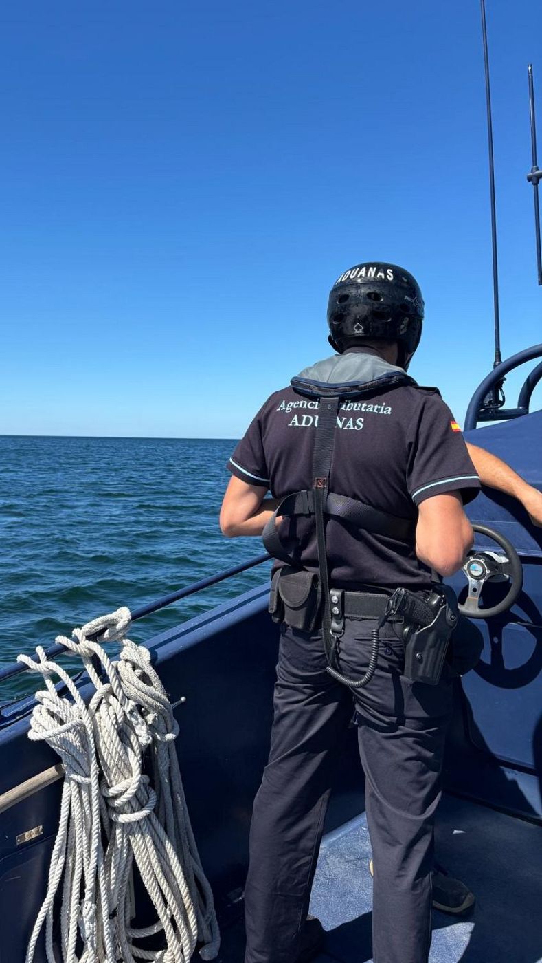 Imagen de uno de los tripulantes en la Águila I