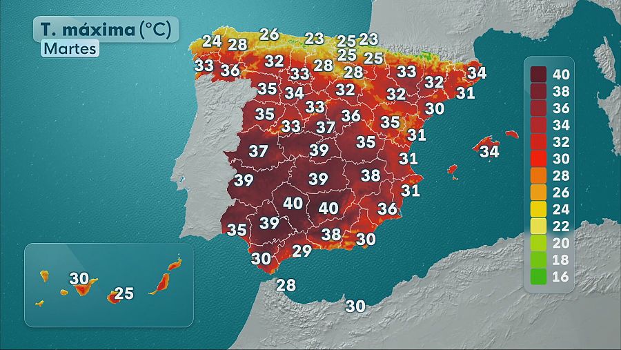 El tiempo hoy 15 de julio
